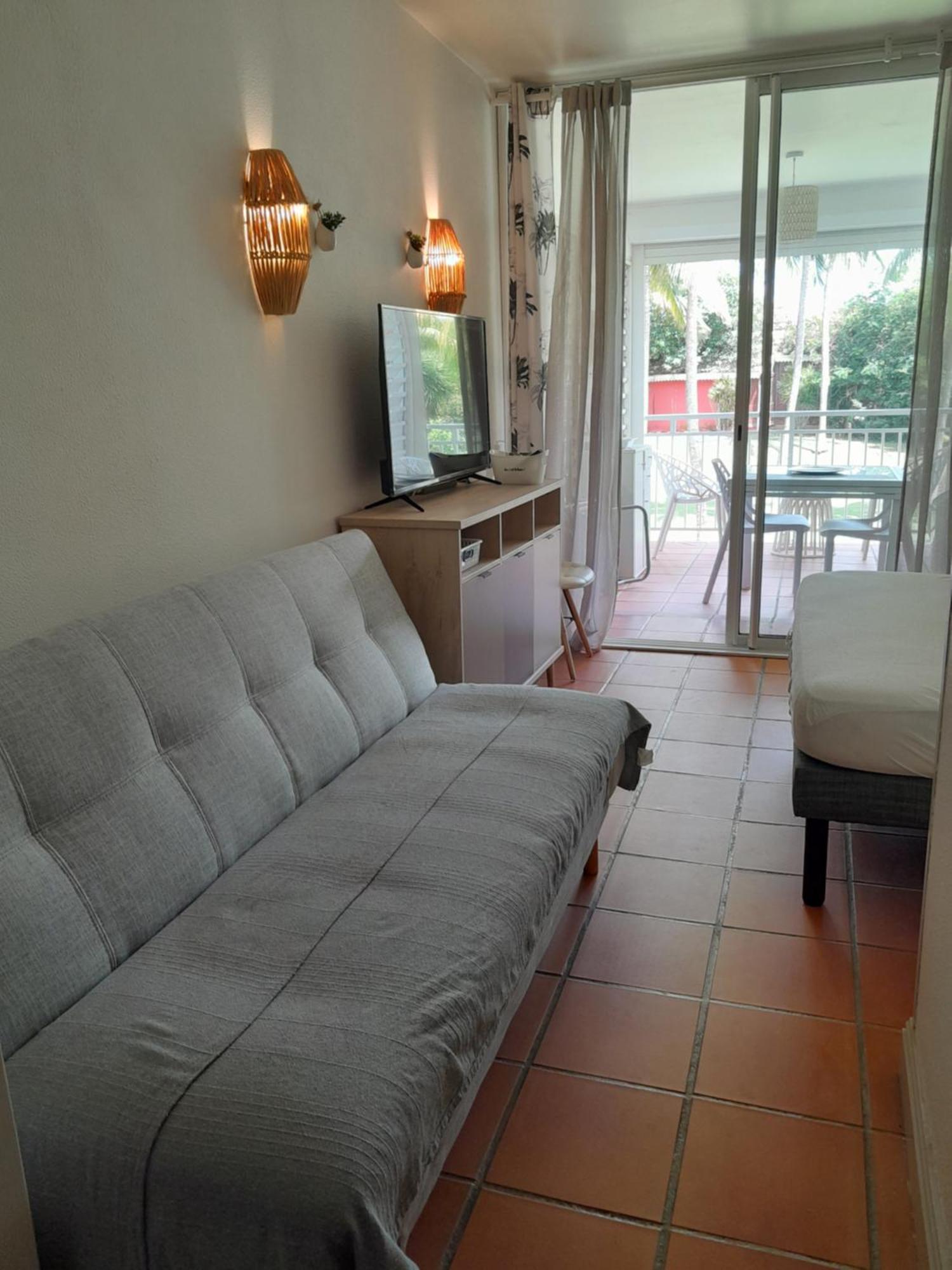 COEUR TIARE studio lounge piscine plage cocotiers Saint-Francois  Esterno foto